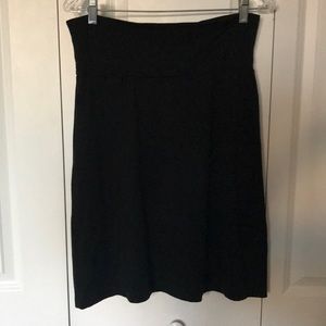 Merino Wool Summer weight Little Black Skirt